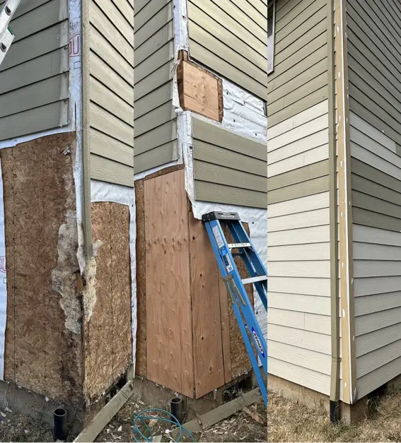 siding repair project