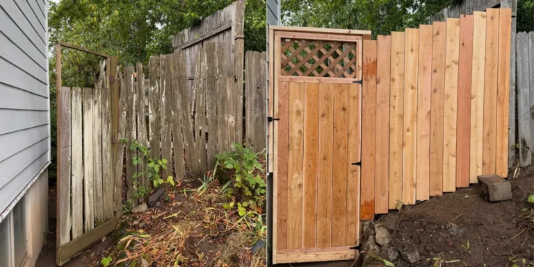 fence replacement job