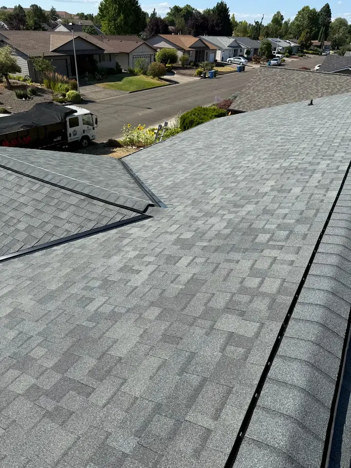 roof replacement finished