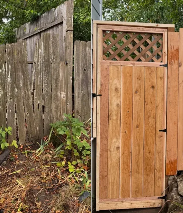 fence replacement job